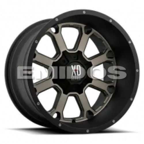 XD Series XD825 BUCK 25 MATTE BLACK W/ DARK TINT 6x135/139.7 20R 9 106.1 BNK