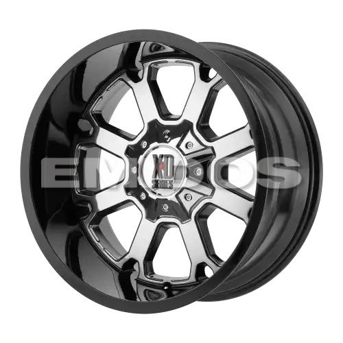 XD Series XD825 BUCK 25 PVD CENTER W/ GLOSS BLACK LIP 6x135/139.7 20R 9 106.1 BNK