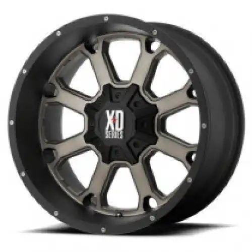 XD Series XD825 BUCK 25 MATTE BLACK W/ DARK TINT 8x180 20R 9 124.2 18