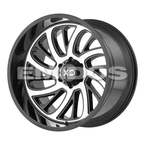 XD Series XD826 SURGE GLOSS BLACK W MACHINED FACE 6x135 20R 10 87.1 -24