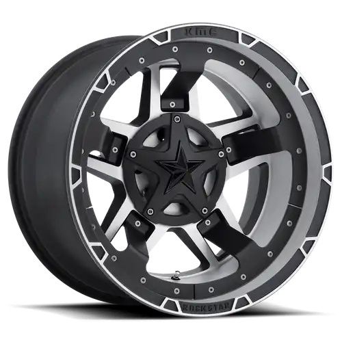 XD Series XD827 ROCKSTAR III MATTE BLACK MACHINED 5x127/139.7 22R 12 78.1 -44