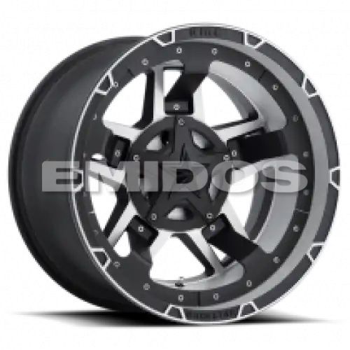 XD Series XD827 ROCKSTAR III MATTE BLACK MACHINED 6x135/139.7 20R 9 106.1 18