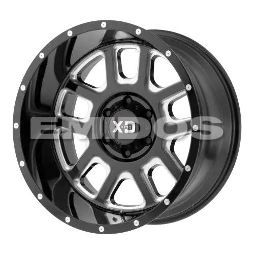 XD Series XD828 DELTA GLOSS BLACK MILLED 5x127 20R 12 72.56 -44