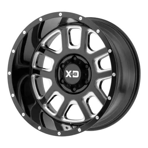 XD Series XD828 DELTA GLOSS BLACK MILLED 6x139.7 22R 10 106.1 -18