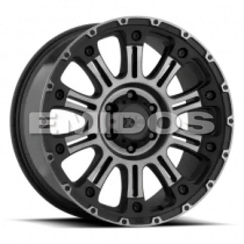 XD Series XD829 HOSS II SATIN BLACK MACH W/ GRAY TINT 8x170 20R 12 125.1 -44