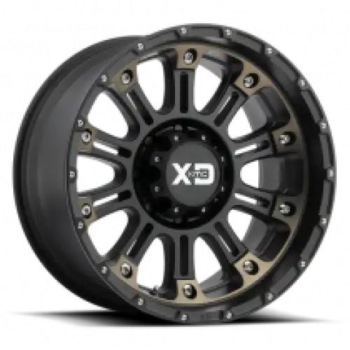 XD Series XD829 HOSS II SATIN BLACK MACH W/ DARK TINT 8x180 20R 9 124.2 -12
