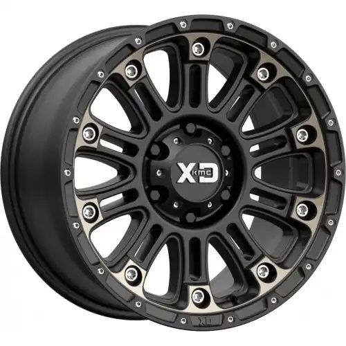 XD Series XD829 HOSS II SATIN BLACK MACH W/ DARK TINT 8x180 20R 9 124.2 18