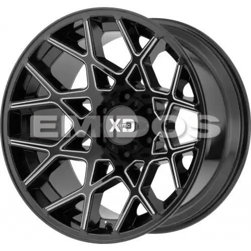 XD Series XD831 CHOPSTIX GLOSS BLACK MILLED 6x135 20R 10 87.1 -24