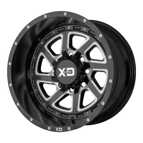 XD Series XD833 RECOIL SATIN BLACK MILLED W/ REVERSIBLE RING 8x170 20R 9 125.1 -12