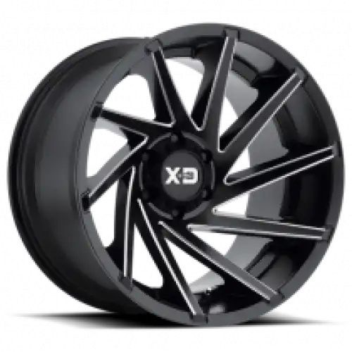XD Series XD834 CYCLONE SATIN BLACK MILLED 6x139.7 22R 10 106.1 -18