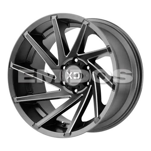 XD Series XD834 CYCLONE SATIN GRAY MILLED 6x135 20R 9 87.1 18