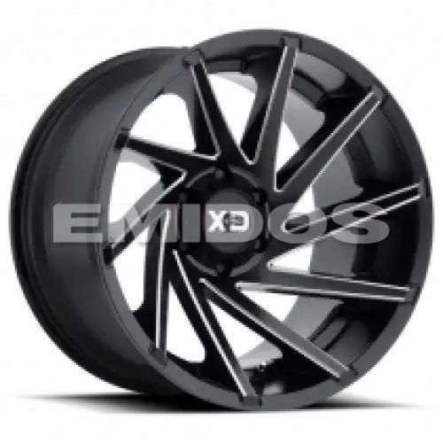 XD Series XD834 CYCLONE SATIN BLACK MILLED 5x139.7 20R 9 78.1 -12