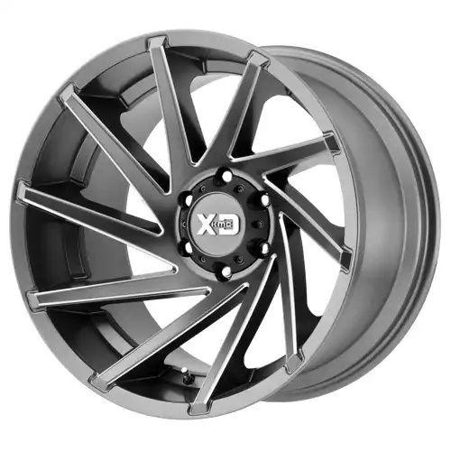 XD Series XD834 CYCLONE SATIN GRAY MILLED 6x139.7 18R 9 106.1 18