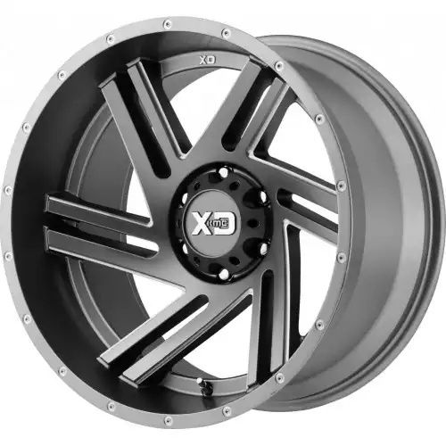 XD Series XD835 SWIPE SATIN GRAY MILLED 8x165.1 20R 10 125.1 -18