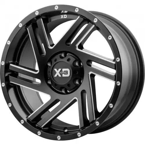 XD Series XD835 SWIPE SATIN BLACK MILLED 8x170 20R 10 125.1 -18