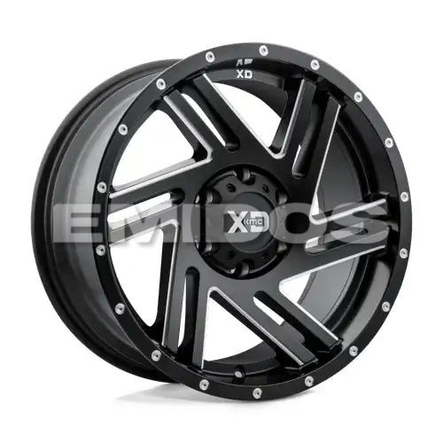 XD Series XD835 SWIPE SATIN BLACK MILLED 6x135 17R 9 87.1 30