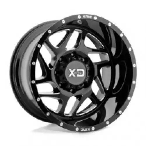 XD Series XD836 FURY GLOSS BLACK MILLED 6x135 20R 9 87.1 BNK