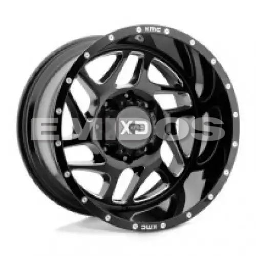 XD Series XD836 FURY GLOSS BLACK MILLED 6x114.3 20R 9 66.06 18