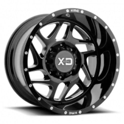 XD Series XD836 FURY GLOSS BLACK MILLED 5x139.7 20R 9 78.1 BNK