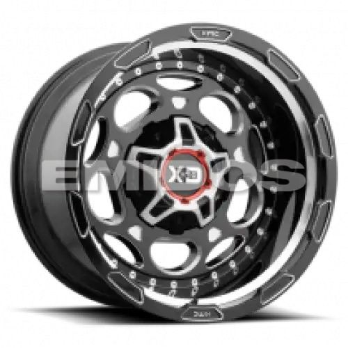 XD Series XD837 DEMODOG GLOSS BLACK MILLED 5x127/139.7 20R 10 78.1 -18