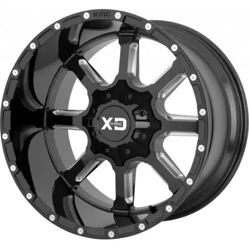 XD Series XD838 MAMMOTH GLOSS BLACK MILLED 5x139.7/150 20R 9 110.1 18