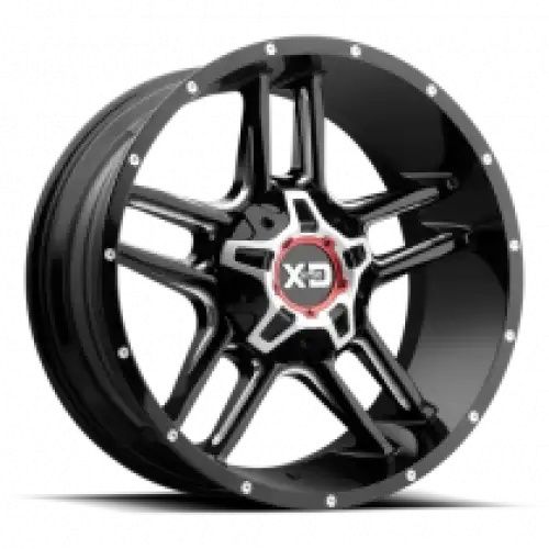 XD Series XD839 CLAMP GLOSS BLACK MILLED 5x127/139.7 20R 12 78.1 -44