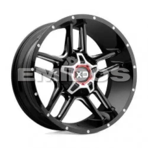 XD Series XD839 CLAMP GLOSS BLACK MILLED 5x127/139.7 20R 9 78.1 18
