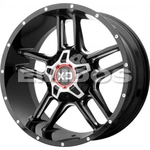 XD Series XD839 CLAMP GLOSS BLACK MILLED 6x120/139.7 20R 9 78.1 18