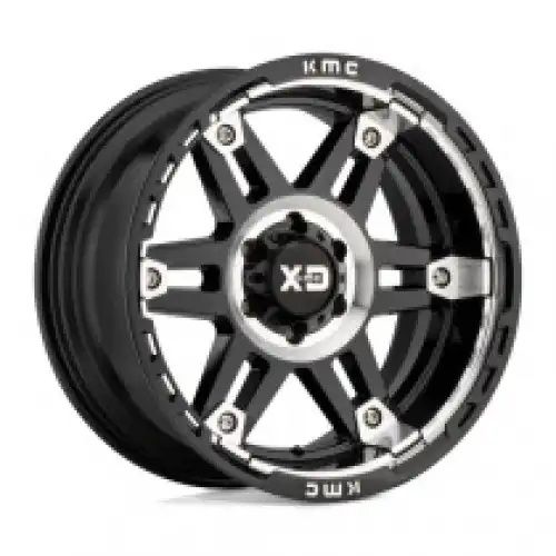 XD Series XD840 SPY II GLOSS BLACK MACHINED 6x135 20R 9 87.1 18