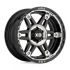 XD Series XD840 SPY II GLOSS BLACK MACHINED 6x114.3 17R 8 66.06 18