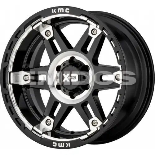 XD Series XD840 SPY II GLOSS BLACK MACHINED 6x139.7 17R 8 106.1 18