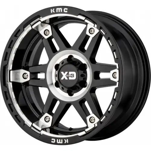 XD Series XD840 SPY II GLOSS BLACK MACHINED 6x139.7 17R 9 106.1 -12