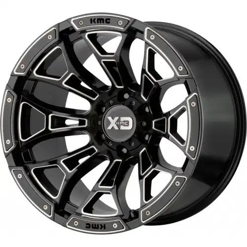 XD Series XD841 BONEYARD GLOSS BLACK MILLED 8x170 20R 12 125.1 -44