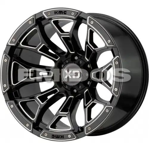 XD Series XD841 BONEYARD GLOSS BLACK MILLED 6x139.7 18R 10 106.1 -18