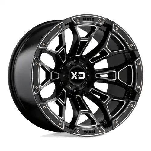 XD Series XD841 BONEYARD GLOSS BLACK MILLED 5x114.3 18R 9 78.1 BNK