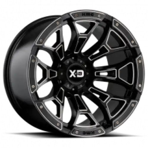 XD Series XD841 BONEYARD GLOSS BLACK MILLED 5x127 18R 9 71.5 BNK