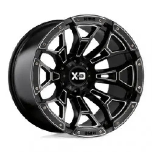 XD Series XD841 BONEYARD GLOSS BLACK MILLED 6x135 18R 9 87.1 BNK