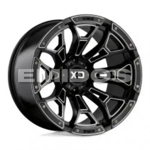 XD Series XD841 BONEYARD GLOSS BLACK MILLED 6x135 18R 9 87.1 BNK