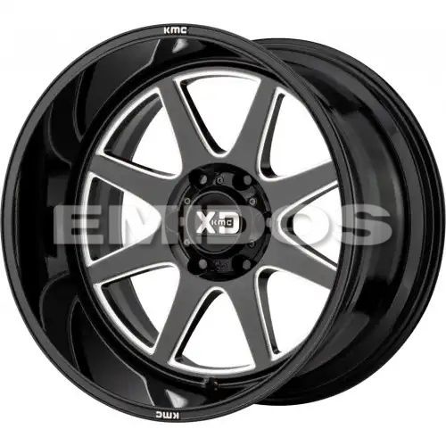 XD Series XD844 PIKE GLOSS BLACK MILLED 6x139.7 20R 10 106.1 -18