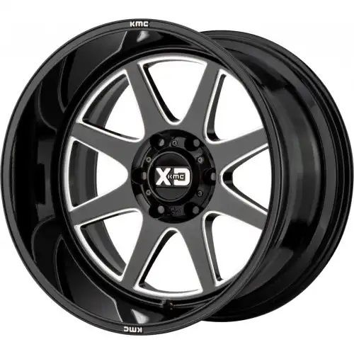 XD Series XD844 PIKE GLOSS BLACK MILLED 6x135 20R 9 87.1 BNK