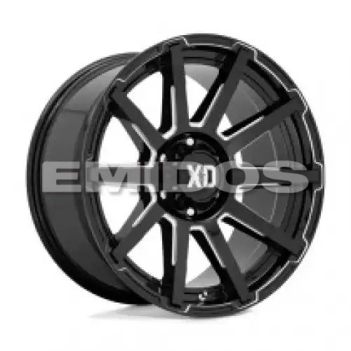 XD Series XD847 OUTBREAK GLOSS BLACK MILLED 6x135 20R 10 87.1 12