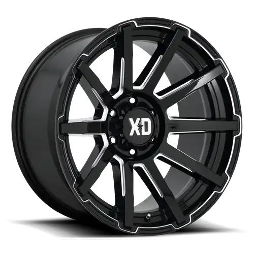 XD Series XD847 OUTBREAK GLOSS BLACK MILLED 6x114.3 17R 8 72.56 35