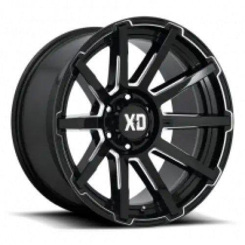 XD Series XD847 OUTBREAK GLOSS BLACK MILLED 6x135 18R 9 87.1 12