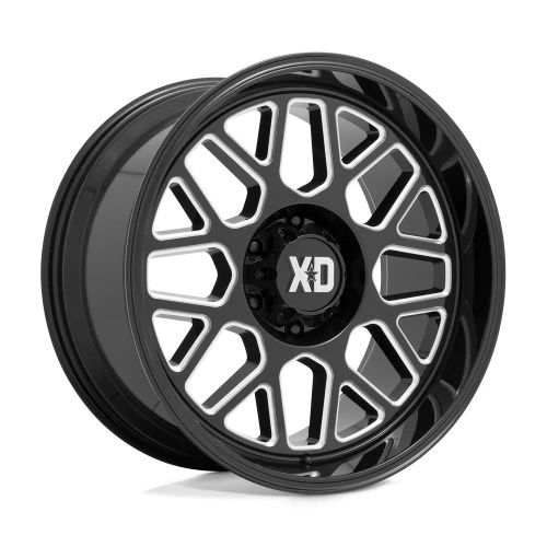 XD Series XD849 GRENADE II GLOSS BLACK MILLED 8x170 20R 9 125.1 18