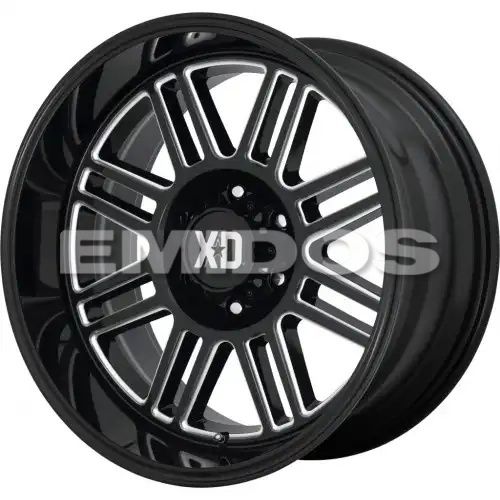 XD Series XD850 CAGE GLOSS BLACK MILLED 5x127 20R 9 71.5 18