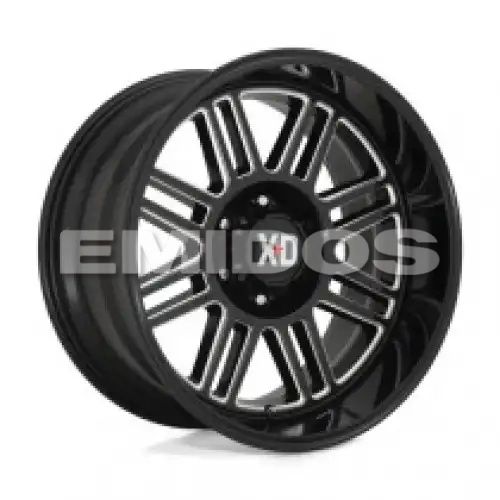 XD Series XD850 CAGE GLOSS BLACK MILLED 8x165.1 20R 9 125.1 18