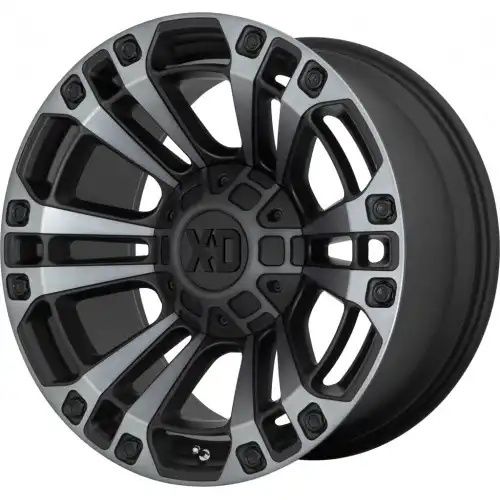 XD Series XD851 MONSTER 3 SATIN BLACK W/ GRAY TINT 8x180 20R 9 124.2 18