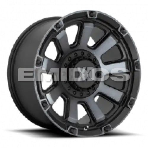 XD Series XD852 GAUNTLET SATIN BLACK W/ GRAY TINT 6x120/139.7 20R 9 78.1 BNK