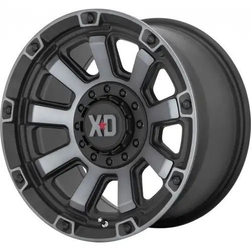 XD Series XD852 GAUNTLET SATIN BLACK W/ GRAY TINT 5x127/139.7 17R 9 78.1 BNK