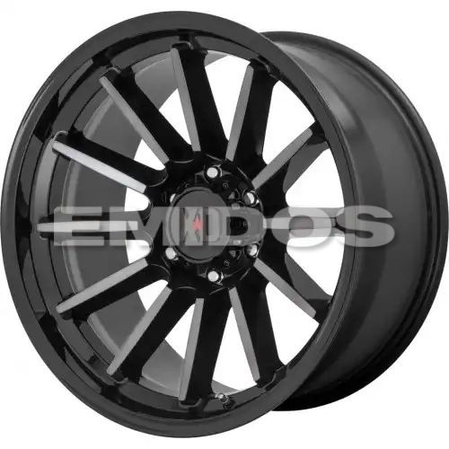 XD Series XD855 LUXE GLOSS BLACK MACHINED W/ GRAY TINT 6x135 22R 10 87.1 -18
